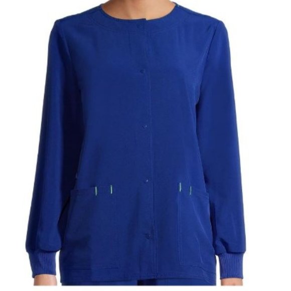 Scrubstar Jackets & Coats Royal Blue Scrub Jacket Warm Up Medical